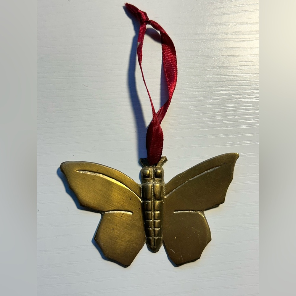 Brass Restoration Hardware Moth Butterfly Insect Christmas Ornament‎ India
